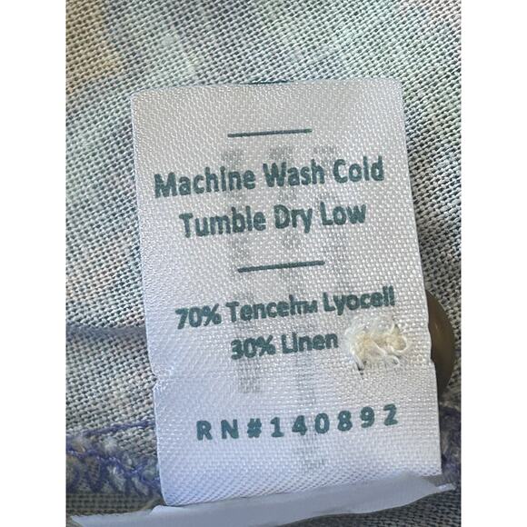 Marine Layer Laney Dress Women Small Blue Purple Marlin Hibiscus Floral Mini NWT - Picture 15 of 16